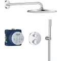 GROHE Innebygd dusj Sys Precision 310 rund krom