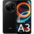 Xiaomi Redmi A3 - 4G smarttelefon - dobbelt-SIM - RAM 3 GB / Internminne 64 GB - microSD slot - 6.71 - 1650 x 720 piksler (90 Hz) - 2x bakkameraer 8 MP - front camera 5 MP - midnatts sort
