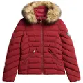 Superdry Fuji Faux Fur Padded Jakke