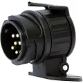 Dino 130007 Anhænger adapter [Stikdåse 13-polet - 7-polet stik] ABS-plast
