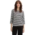 Tom Tailor Structured 3/4-ermet T-skjorte