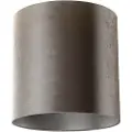 QAZQA Fløyelsskjerm taupe sylinder 40/40/40