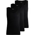 Hugo Boss 10271762 Ermeløs T-skjorte 3 Enheter
