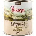 Purizon Puppy 6 x 800 g - Kyllingfilet med vilt & kanin