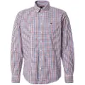 Fynch&Hatton Multicolor Check Skjorte Med Lange Ermer