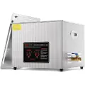 Vevor ultralydrenser, 15L profesjonell 360W rengjøringsmaskin med timer og varmeapparat, 40kHz digital ultralydrenser med kurv for klokker, briller, smykkeholder, industrielle deler, verktøy