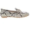 Hispanitas for woman. HV254027 Beige Bombay Leather Moccasins (41), Flat, None, Casual, Animal Print
