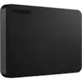 Toshiba Canvio Basics - Harddisk - 1 TB - ekstern (bærbar) - 2.5 - USB 3.2 Gen 1 / USB 2.0 - matt svart