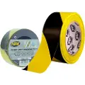 Hpx heavy duty markeringstape gul/sort 48mm x 33m