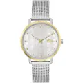 Lacoste for woman. 2001286 Crocorigin Analogue Watch silver plated (OSFA), Casual, Bracelet, Stainless steel