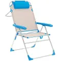 Marbueno Summer 10174 67x66x99 Cm Aluminium Multiposisjons Sammenleggbar Stol