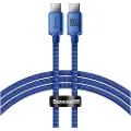 Baseus Crystal Shine cable USB-C to USB-C 100W 1.2m (blue)