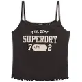 Superdry Ath Ess Graphic Pointele Ermeløs T-skjorte