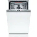 Bosch Serie 4 SPV4EMX25E, Fullstendig innebygget, Slimline (45 cm), Rustfritt stål, Knapper, 1,75 m, 1,65 m