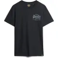Superdry for man. M1011979A Vintage Heritage logo T-shirt black (M), Casual, Cotton, Short sleeve