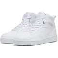 Puma Rebound Sneakers, Shoes, White/Cool Light Gray, 36