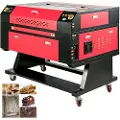 Vevor 60W lasergravør 500x700mm laserskjærergraveringsmaskin CO2-lasergravør USB-grensesnitt for DIY-gravering