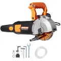 Vevor elektrisk veggfreser, veggnotskjæremaskin 133 mm, notskjæremaskindybde 42 mm, veggnotskjæremaskin 2500 W, veggskjæremaskin med vannpumpe