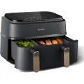 Philips Series 3000 NA352 - Varmluftsteker - 9 liter - 2.75 kW - koksgrå/kobber