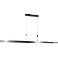 QAZQA Justerbar pendellampe sort inkl. dimbar LED - Lamba