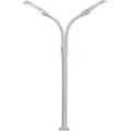 Viessmann Modelltechnik Modelltechnik TT Halvbueformet lysmast dubbel Færdig model 6995 1 stk