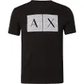 Armani Exchange 8nztck_z8h4z Kort Ermet V-hals T-skjorte