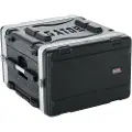 Gator GRR-6L Lockable Moulded Rolling Rack Case 6U