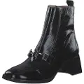 Hispanitas for woman. HI243727 Rio leather ankle boots black (39), 3 to 5 cm, Zip, Casual