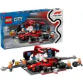 LEGO City 60443 F1-depotstopp og -team med Ferrari-bil