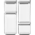 Brabantia Tasty+ Kvadratisk Oppbevaringsboks 4 Enheter