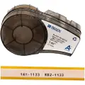 Brady B-427 - Vinyl - matt - permanent akryl-adhesiv - gjennomskinnelig, svart på hvitt - Rull (25,4 mm x 4,3 m) 1 rull(er) merkelapper - for Brady BMP21, BMP21-LAB, BMP21-PLUS ID PAL LABPAL
