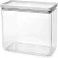 Brabantia Tasty+, Beholder, Rektangulær, 3,5 l, Lysegrå, Gjennomsiktig, Plast, 220 mm