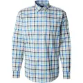 Fynch&Hatton Classic Combi Checks Skjorte Med Lange Ermer