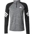 Adidas Icon 3 Stripes Halv Glidelås Langarmet T-skjorte
