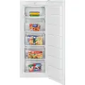 Bomann GS 7340 - Fryser - stående - bredde: 54.4 cm - dybde: 57.1 cm - høyde: 142.6 cm - 168 liter - Klasse E - hvit
