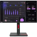Lenovo ThinkVision T24i-30 - LED-skjerm - 23.8 - 1920 x 1080 Full HD (1080p) @ 60 Hz - IPS - 250 cd/m² - 1000:1 - 4 ms - HDMI, VGA, DisplayPort - ravnsort - Campus - for ThinkPad P15 Gen 2 20YQ