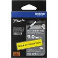 Brother HSe-621E - Svart på gult - Rull (0,9 cm x 1,5 m) 1 kassett(er) hengeboks - varmekrympetape - for P-Touch PT-D800, PT-E300, PT-E310, PT-E550, PT-P700, PT-P750, PT-P900, PT-P950