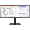 LG UltraWide 34BQ77QB-B - LED-skjerm - kurvet - 34 - 3440 x 1440 UWQHD @ 60 Hz - IPS - 300 cd/m² - 1000:1 - HDR10 - 5 ms - 2xHDMI, DisplayPort, USB-C - høyttalere