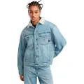 G-Star for woman. D25142-D536-G339 Relaxed Sherpa Jacket blue (S), Casual, Cotton