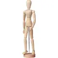 I Am Creative Manikin Man Plain Wood Height 30 Cm