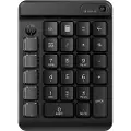 HP 435 - Tastegruppe - 9 programmerbare taster, lav profil tastereise, utskiftbare tastaturkapper med klistremerker - trådløs - Bluetooth 5.3 - Engelsk - jakksvart
