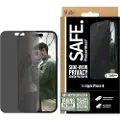 PanzerGlass SAFE. by PanzerGlass - Skjermbeskyttelse for mobiltelefon - ultrabred passform - glass - med personvernsfilter - 2-veis - for Apple iPhone 15, 16