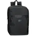 Pepe Jeans unisex. 7052242 Blackmore Computer Backpack Blackmore 40cm black (OSFA), Casual, Polyester