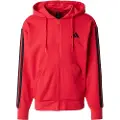 Adidas Essentials 3 Stripes French Terry Genser Med Hel Glidelås
