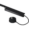 QAZQA Skinnesystem strømforsyning sort 100W med festeplate 1-fase - Magnetic