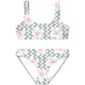 Roxy Party Waves Kids Bikini Set grønn