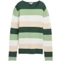 Tom Tailor Knit Structured Striped Genser