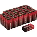 Voltcraft VC-16107990 9 V-blokbatteri Alkali-mangan 550 mAh 9 V 30 stk