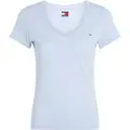 Tommy Hilfiger Dw0dw20458 Slim Fit Kort Ermet V-hals T-skjorte