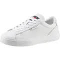 Tommy Hilfiger for woman. EN0EN02508 Aya 1A white leather trainers (36), Flat, Laces, Casual